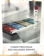 Old POS Tobacco Advertising Cigarette DUNHILL 30x21cm