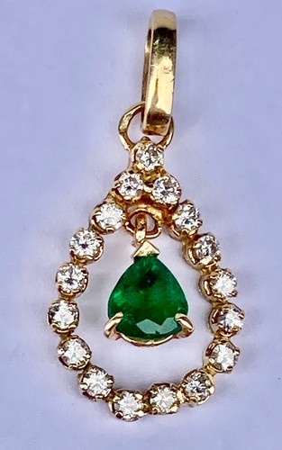 Pendentif carats - or, 18