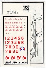 Mirage decals 1/72 MiG 29