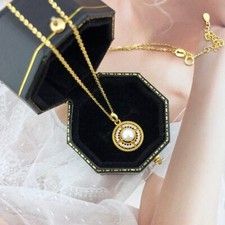 LAMOON-colliers avec pendentif en perles d'eau douce, en argent Sterling 925,