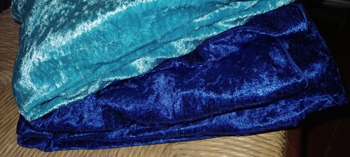 Tissu panne velours - de,
