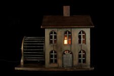 Ancienne cage à rongeurs, art populaire vers 1880 / Decoration chêne fer forgé