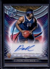 2024-25 Topps Chrome DaRon Holmes II Auto Rookies RC #TCRA-DH Nuggets