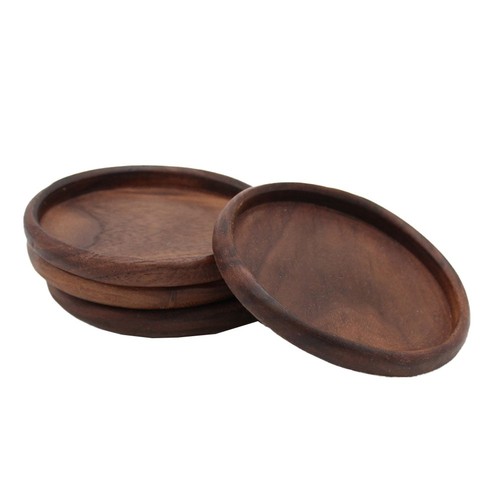 Sous verres table bois - en,