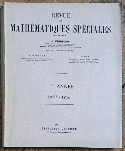Revue mathématiques - revue,