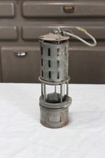 Lampe de Mineur Métal Verre