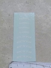 1/18 Tire Decal Kumho Ecsta White Decal Set