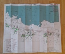 Carte para GB US WW2 1944 juno