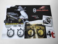 Gilera Runner 125 et 180 de 2001 Espana Prospectus Catalogue Brochure Moto