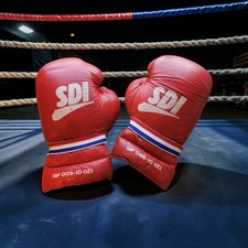 Gants de boxe vintage en cuir