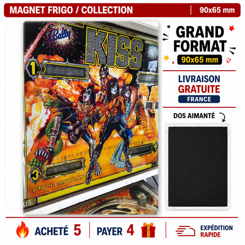 Magnet frigo flipper - magnet, v2