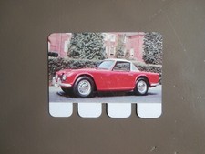TRIUMPH " TR4 "Plaque métal