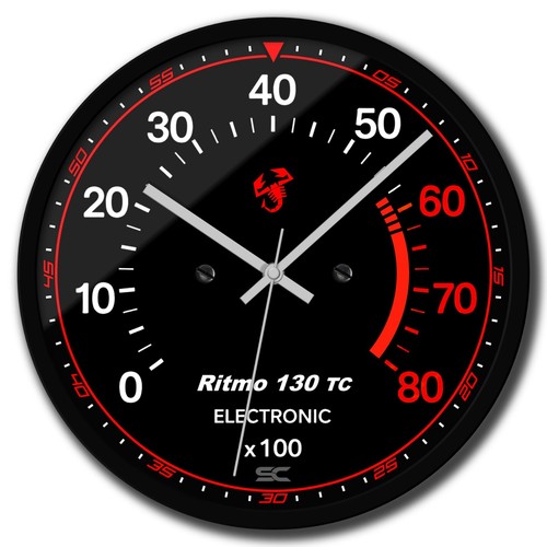Horloge murale noir 30cm - murale,