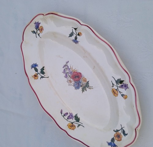 Petit plat oval sarreguemines - petit,