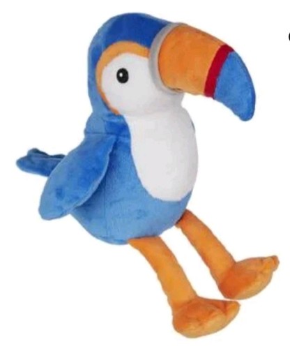Peluche toucan bleu - –, douce