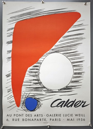Calder 1956 affiche - affiche,