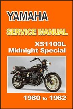 YAMAHA Workshop Manual XS1100 XS1100L 1980 1981 & 1982 Midnight Special Repair