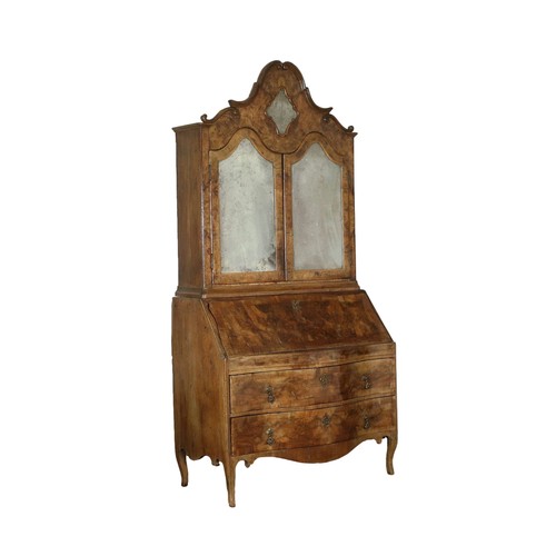 Trumeau baroque noyer miroir - baroque,