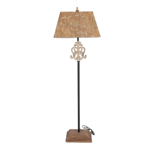 Lampe sur pied - en, bois