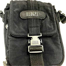 Hedgren Travel Crossbody Urban Gear Bag Black Multi Pocket Zip Carry All Purse