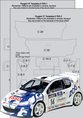 Peugeot 206 wrc cft set - 206,