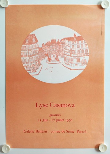 Affiche lyse casanova 1976 - affiche,