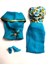 Barbie VTG tenue Club Meeting #1672 - Mattel 1965- quasi-complète,BE,sans poupée