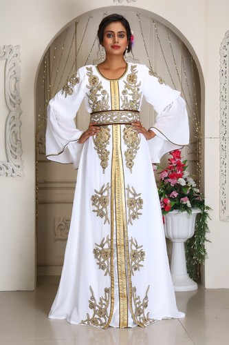 White designer islamic wedding - white,