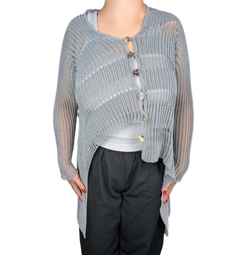 Pull cardigan gris sarah - gris,