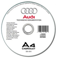 Audi A4 Cabriolet (2003-2009) Manuel D'Atelier Sur CD