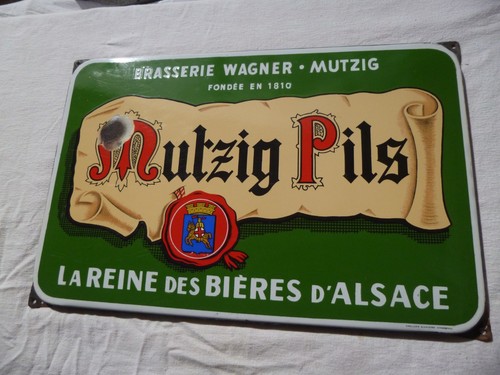 Plaque émailléé ancienne