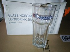 6 verres bière hoegaarden long drink 25cl