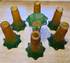 1 TULIP TO CHOOSE FROM 7 Orange Green Opaline Chandelier Glass Paste 14.6cm