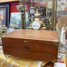 large box box box 19th century French oak and brass chest
