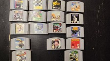 Lot de 17 jeux nintendo 64