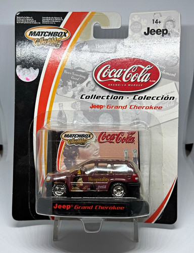 Matchbox coca cola jeep - coca-cola, grand