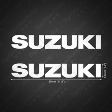 Lot 2 stickers SUZUKI 30 cm