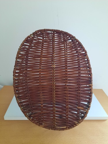 Panier métal et osier - métal,