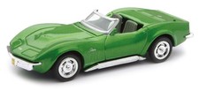Voiture americaine Chevrolet Corvette 1969 verte 1/43ème