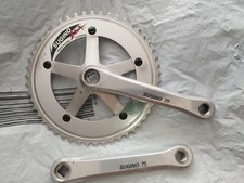 Pédalier de piste SUGINO 75 ZEN NJS 165mm Pista Fixed Gear Bike Pro Custom