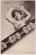 Old postcard - Lyon - advertising - Ets REBOULET - Les Dentelles - Dentelles de Bruges.