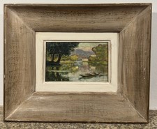 Huile sur panneau signée 