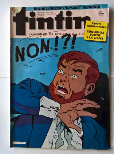Journal tintin 602 - tintin, 1987
