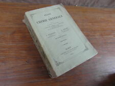 PELOUZE & FREMY / TRAITE DE CHIMIE GENERALE 2e Edition TOME 1 seul MASSON 1854