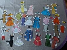 Lot No. 1 BARBIE 60s Mattel Paper Clothes (No Doll)