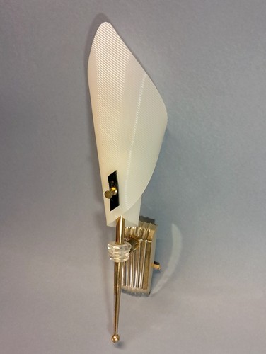 Applique vintage laiton et - applique, en