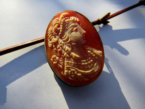 Art nouveau broche pendentif - art,