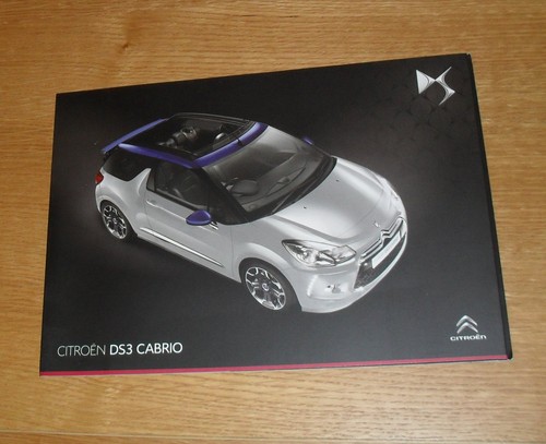 Citroen ds3 cabrio brochure - citroen,
