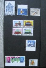 timbres belges : année 1986