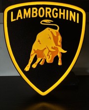 Logo Lumineux Lambourghini